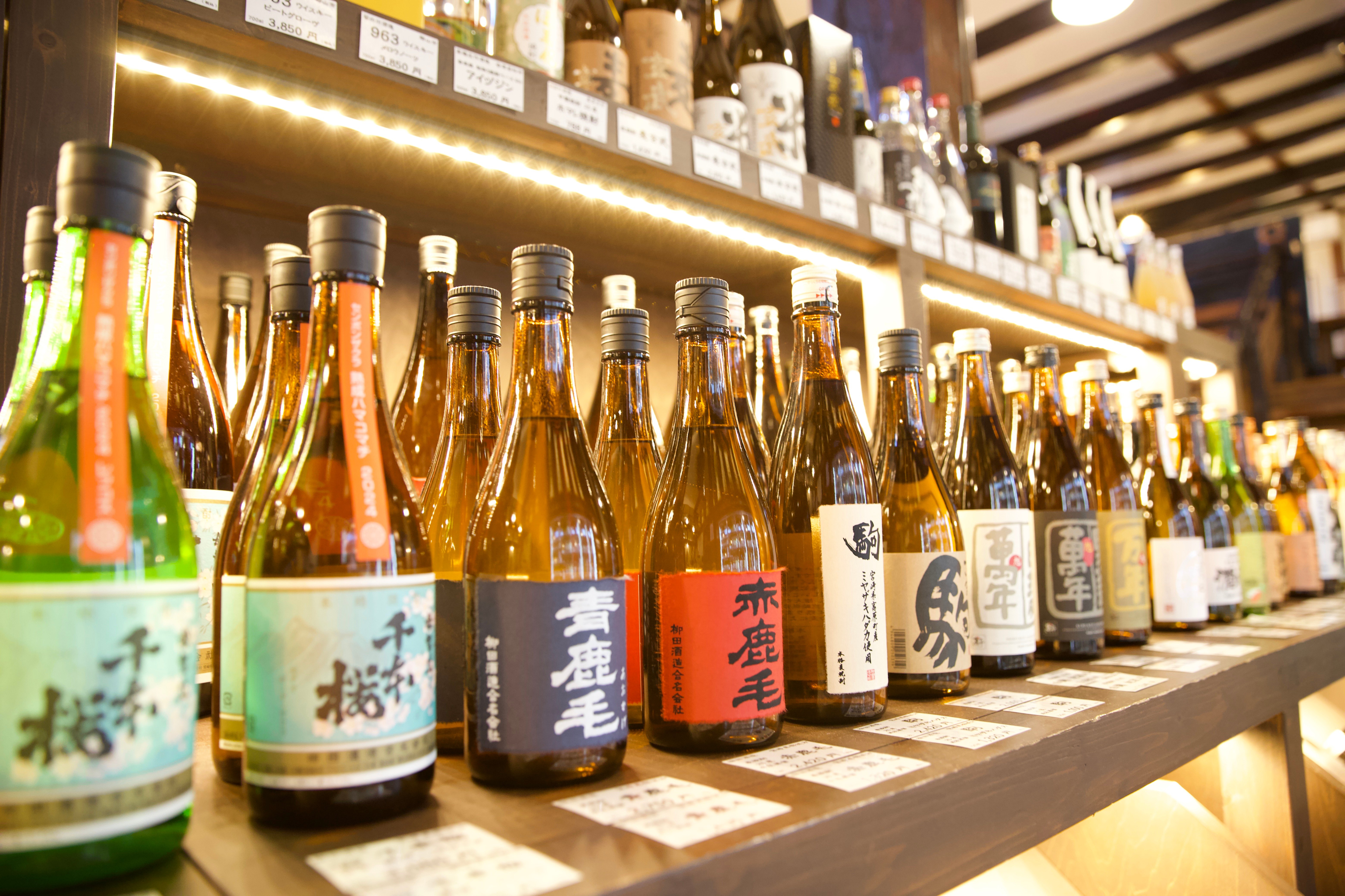 焼酎コーナー